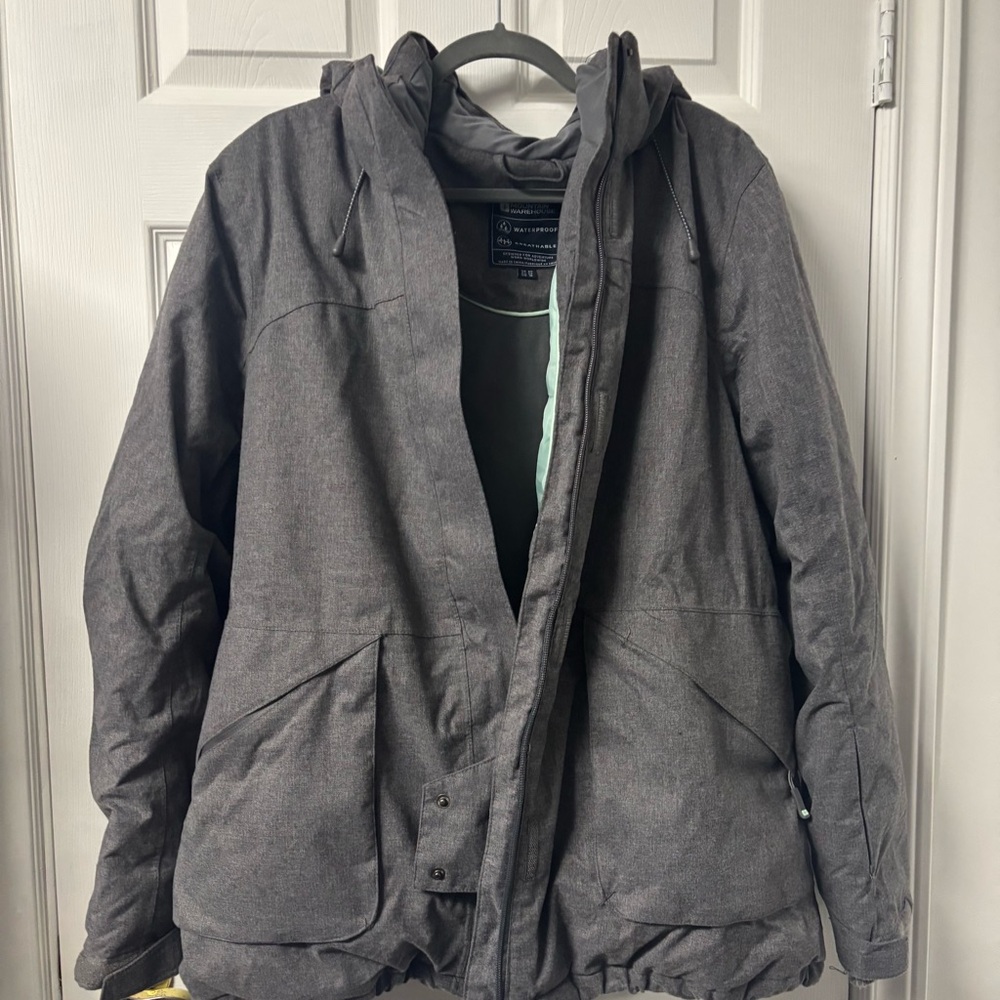 Women’s Hooded Winter Jacket - Gray